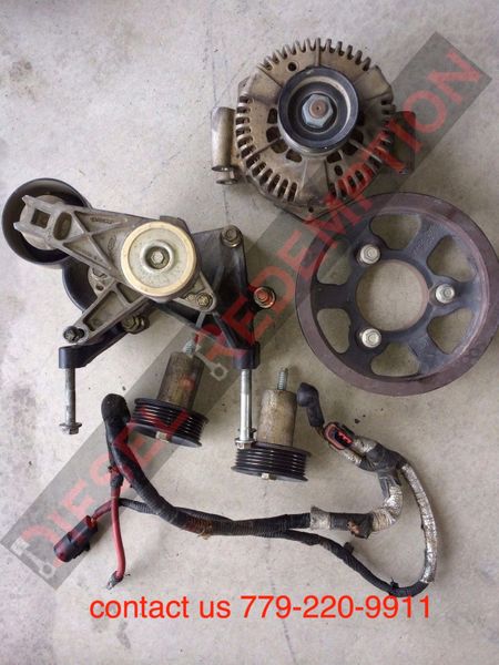 New OEG Parts 135Amp Alternator For Ford 6.0 Diesel Dual Alt System (Top Unit) - F-250 / F-350