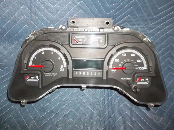 Ford E250 E350 E450 Speedometer Cluster 6.0 Diesel