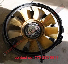 Load image into Gallery viewer, FORD 6.0 04 05 06 07 08 09 E250 E350 E450 RADIATOR FAN ASSM W SHROUD &amp; CLUTCH FREE SHIPPING TO CONTINENTAL US ONLY
